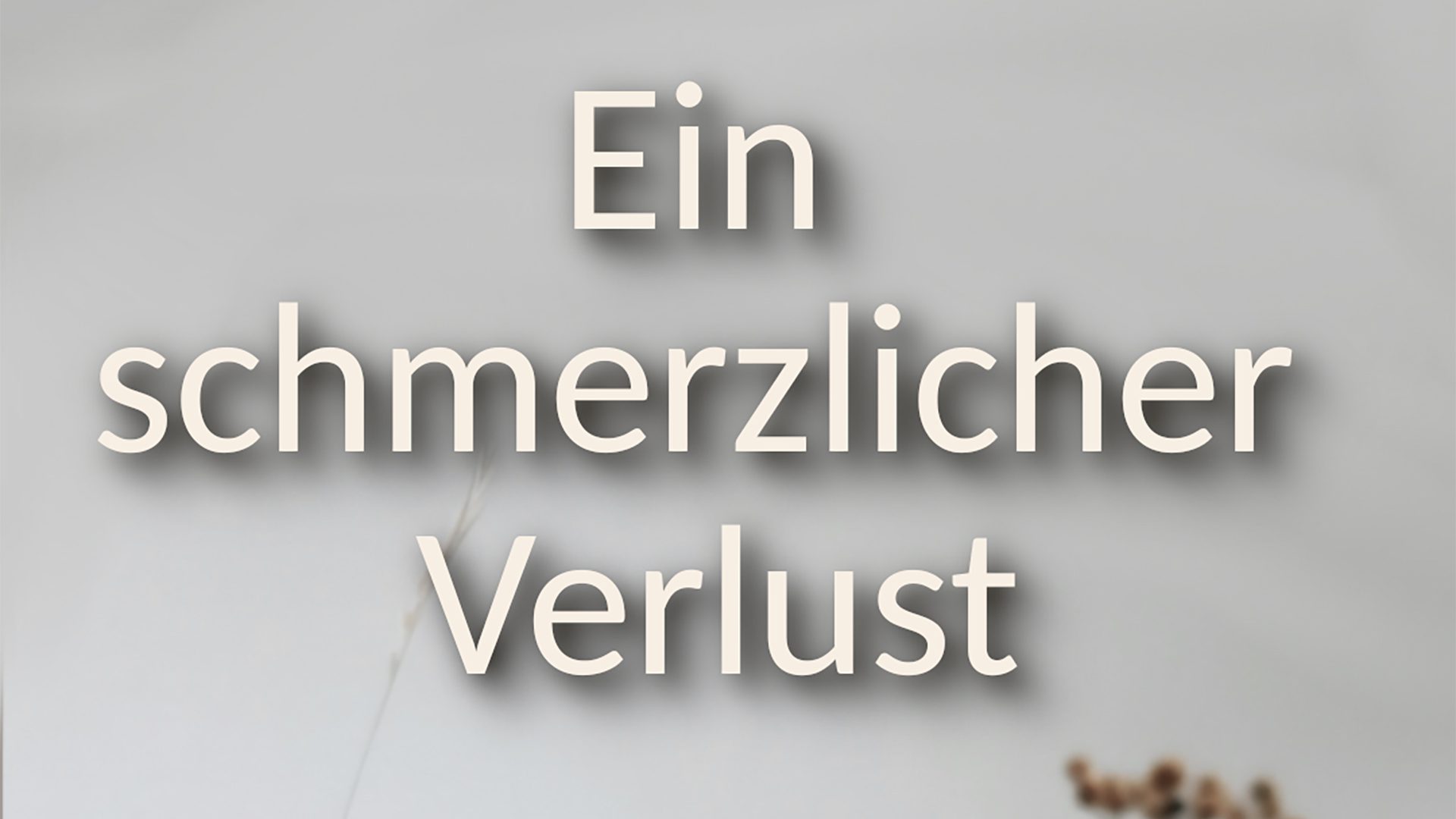 Mehr über den Artikel erfahren Ein schmerzlicher Verlust – Frauenabend am 2.10. im CZS